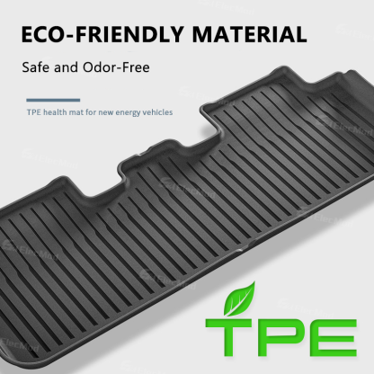 ElecMod Tesla TEP Floor Mats Non-slip Waterproof Durable Car Mats For 2025+ Model Y Juniper