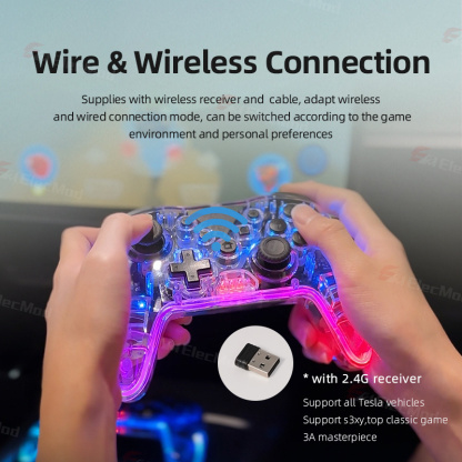 ElecMod Wireless Bluetooth Game Controller Gamepad For Tesla S3XY