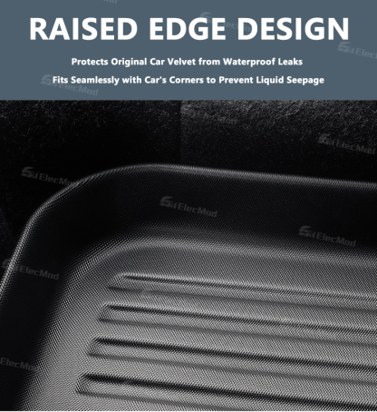 ElecMod Tesla TEP Floor Mats Non-slip Waterproof Durable Car Mats For 2025+ Model Y Juniper