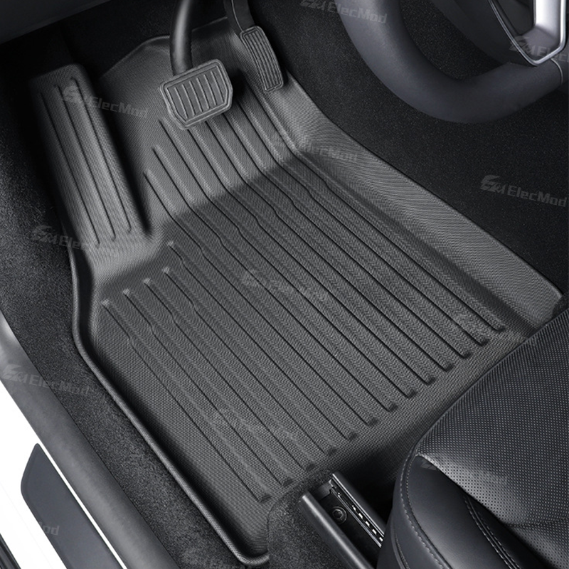 ElecMod Tesla TEP Floor Mats Non-slip Waterproof Durable Car Mats For 2025+ Model Y Juniper