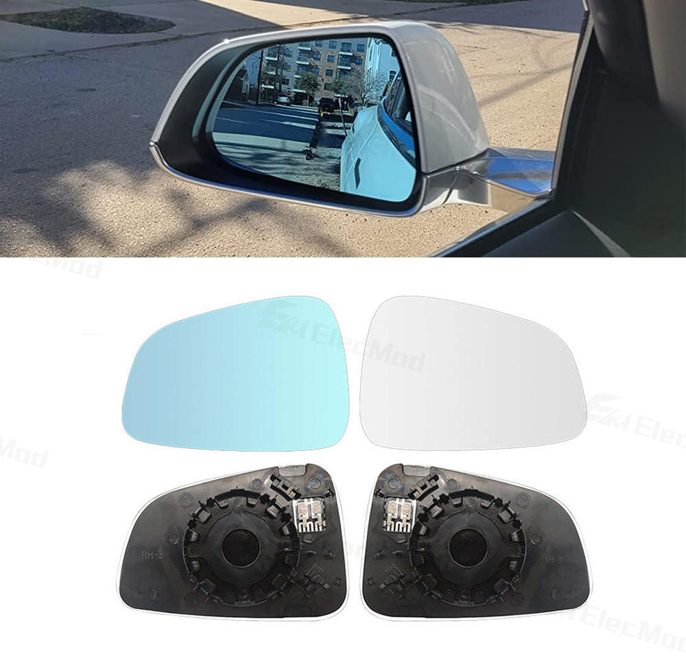 ElecMod Tesla Wide Angle Side Mirror Glass Blade For Tesla Model 3/S/X/Y