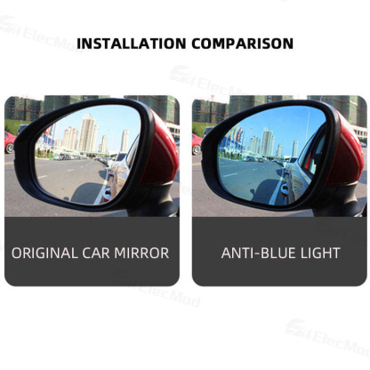 ElecMod Tesla Wide Angle Side Mirror Glass Blade For Tesla Model 3/S/X/Y