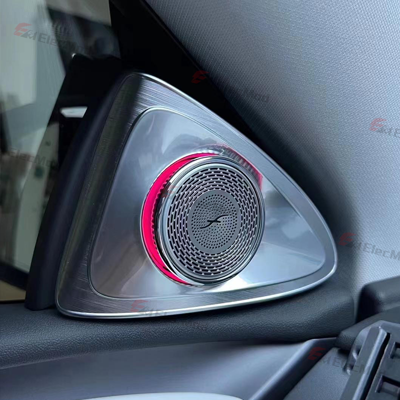 ElecMod 4D Rotating Tweeter with Ambient Light For Tesla Model 3/Y/Model 3 Highland