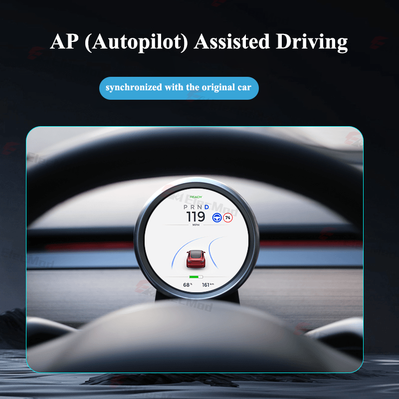 ElecMod CaRobotor Instrument Cluster Head-Up Display For Model 3/Y Model 3 Highland 