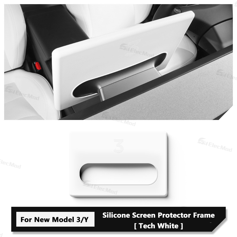 ElecMod Central Control Display Silicone Protector Cover For Tesla Mod