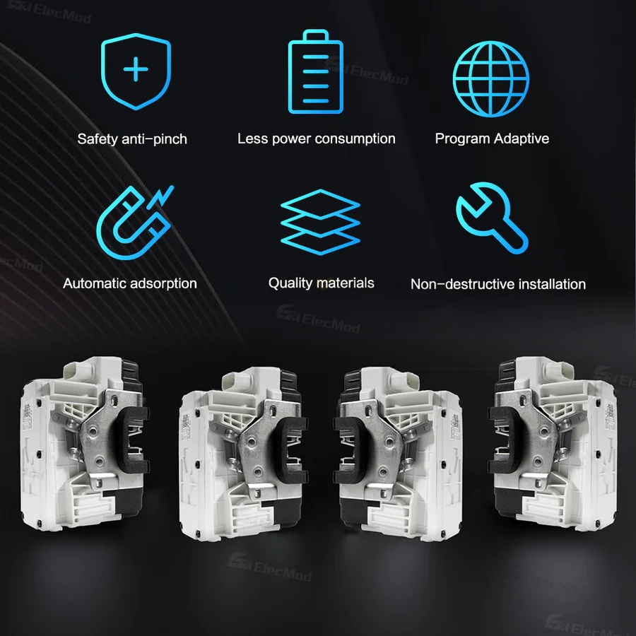 ElecMod V6 Intelligent Soft-close door for Tesla Model 3Y/Model 3 Highland/ Model Y Juniper