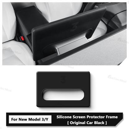 ElecMod Central Control Display Silicone Protector Cover For Tesla Model 3 Highland/Model Y Juniper