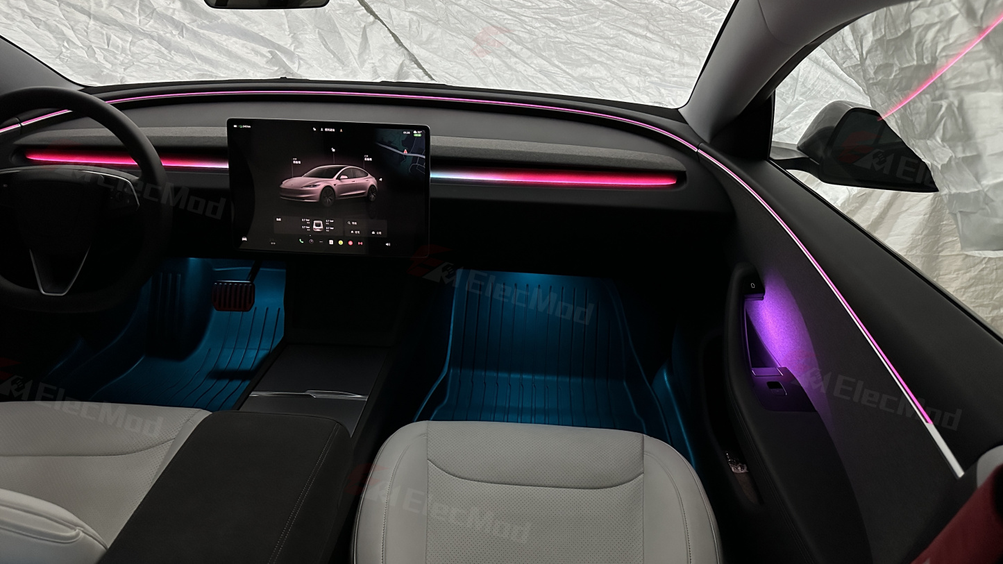 Dynamic Active RGB Ambient Lighting Upgrade Kit For Model 3 Highland