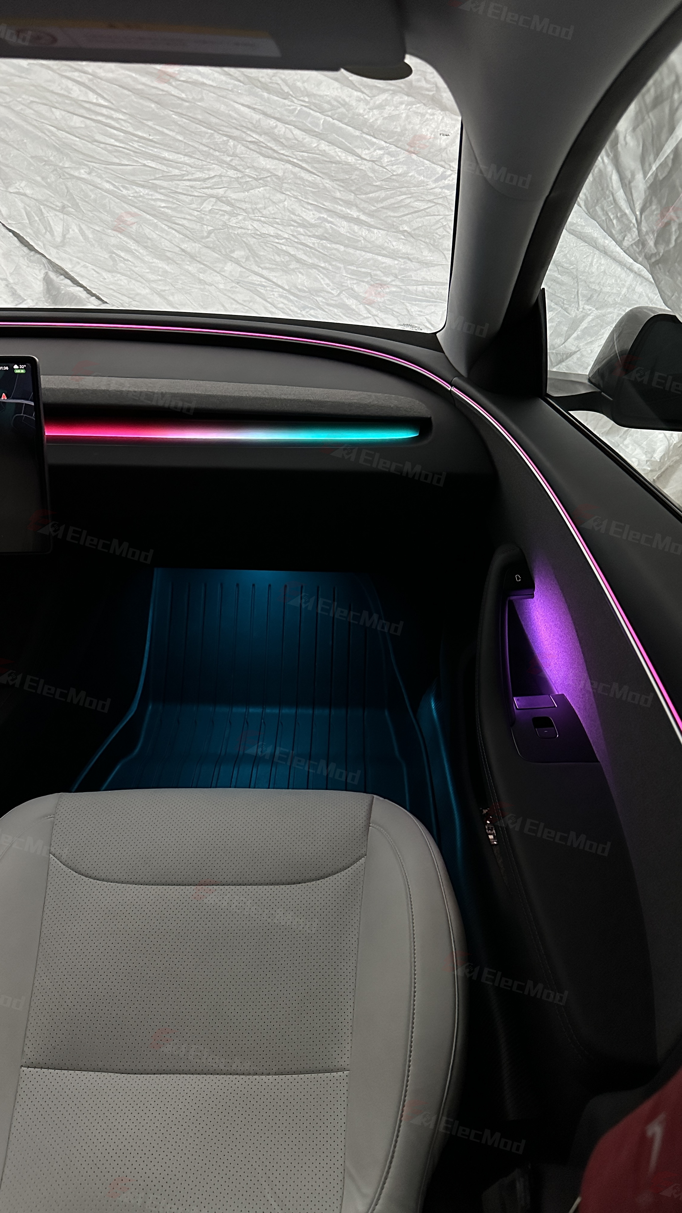 Dynamic Active RGB Ambient Lighting Upgrade Kit For Model 3 Highland