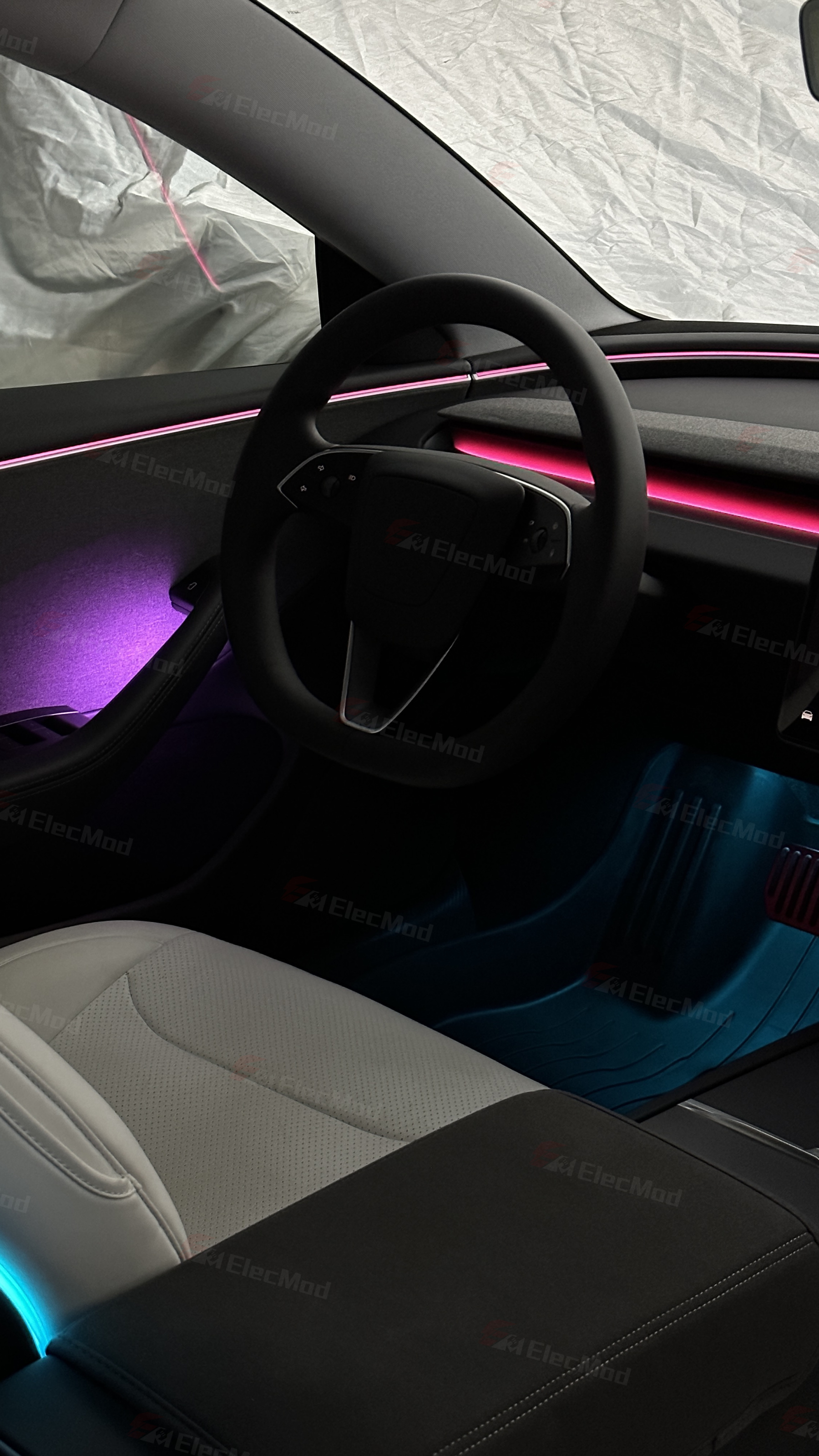 Dynamic Active RGB Ambient Lighting Upgrade Kit For Model 3 Highland