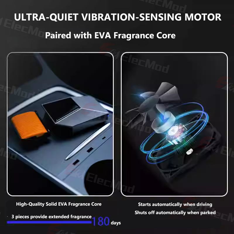 ElecMod Cybertruck Model Car Air Freshener & Smart Purifier