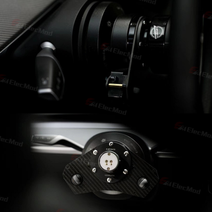 ElecMod Quick Release Track Racing Steering Wheel Bracket for Tesla Model 3/Y 