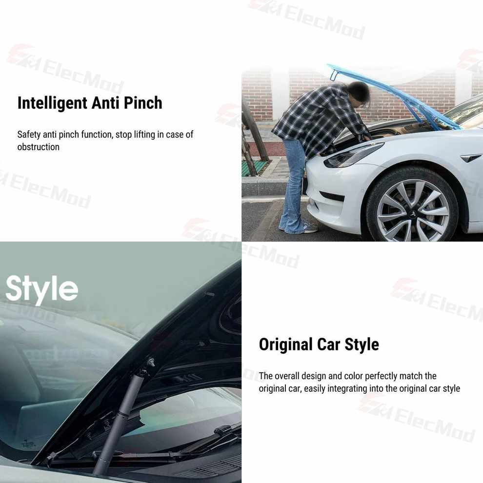 ElecMod Auto Electric Power Trunk and Frunk For Tesla Model 3