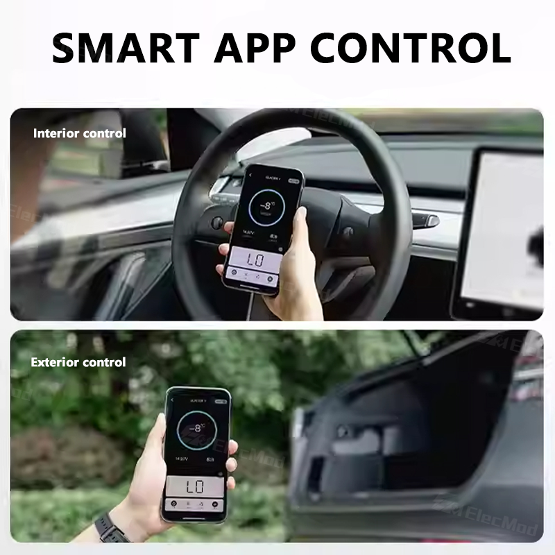 ElecMod GLACIER Y Trunk Fridge 16L Built-in Refrigerator Upgrade Compressor Cooler For Model Y/Model Y Juniper