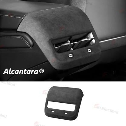 ElecMod Alcantara Rear AC Vents Trim Cover For Tesla Model 3/Y