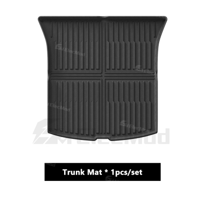 ElecMod Tesla TEP Floor Mats Non-slip Waterproof Durable Car Mats For 2025+ Model Y Juniper