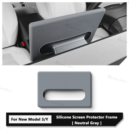 ElecMod Central Control Display Silicone Protector Cover For Tesla Model 3 Highland/Model Y Juniper