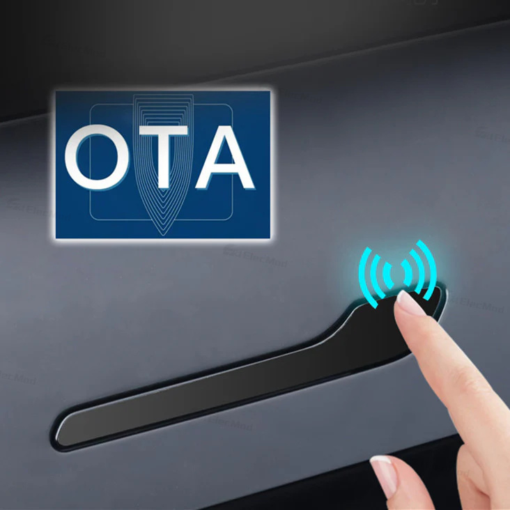 ElecMod V6 Auto Presenting Door Handle With Color LED Light for Tesla Model 3/Y (4PCS)