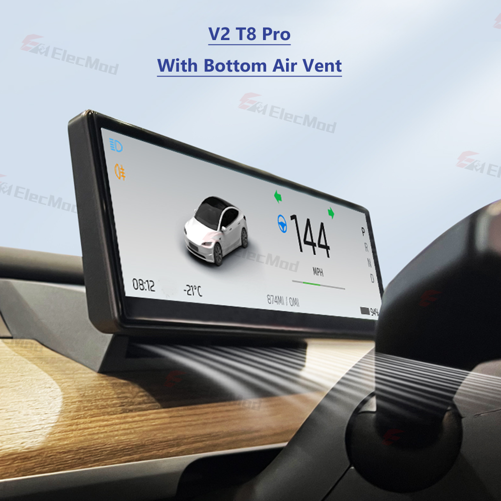 ElecMod 8.8-Inch Touch Screen Instrument Cluster for Tesla Model 3/Y