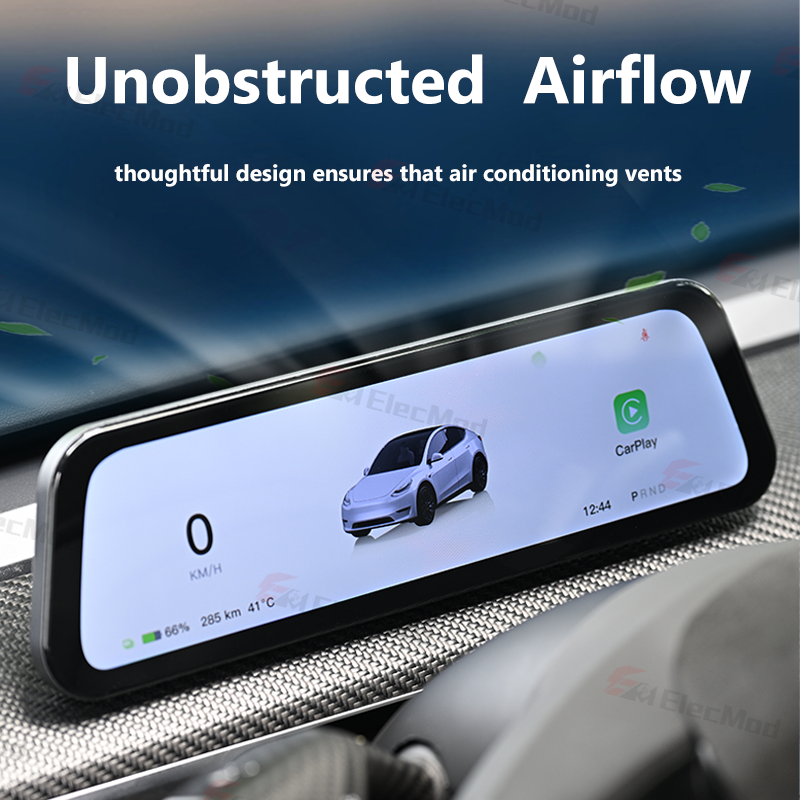 ElecMod 9.6-inch CarPlay Instrument Cluster For Model 3/Y / Model 3 Highland