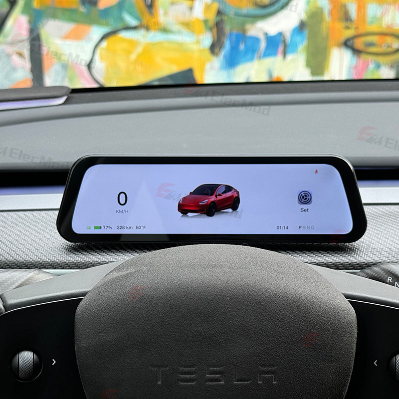 ElecMod 9.6-inch CarPlay Instrument Cluster For Model 3/Y / Model 3 Highland