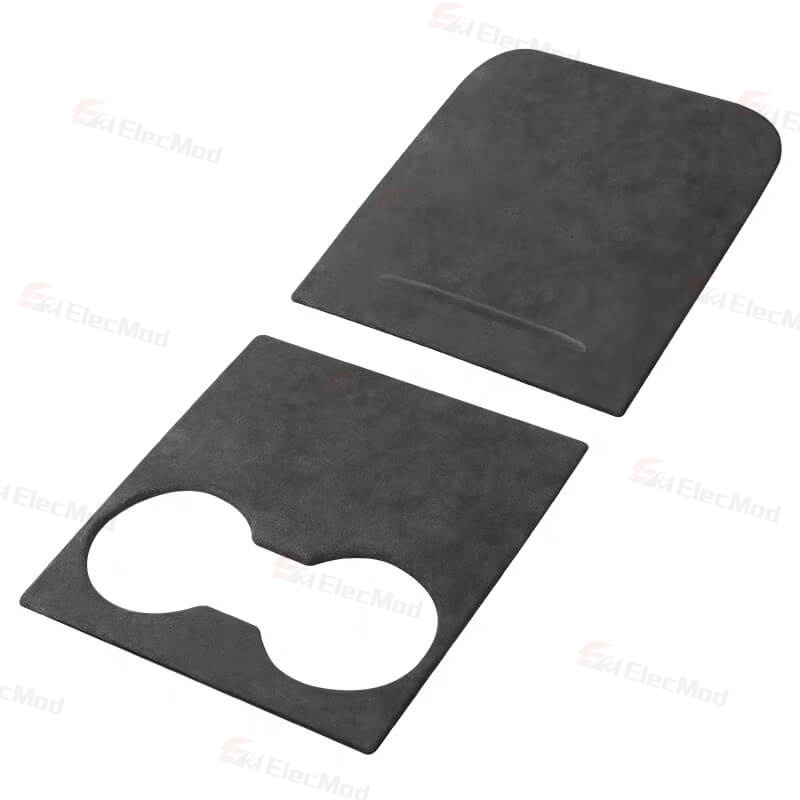 ElecMod Alcantara Center Console Trim Cover For Tesla Model 3/Y