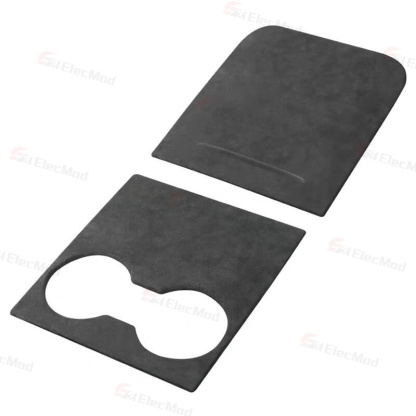 ElecMod Alcantara Center Console Trim Cover For Tesla Model 3/Y