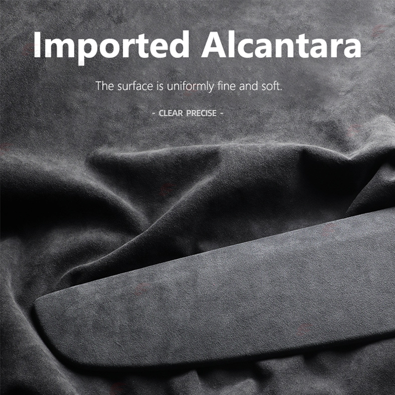 ElecMod Alcantara Dash Cap Trim Cover For Tesla Model 3 Highland