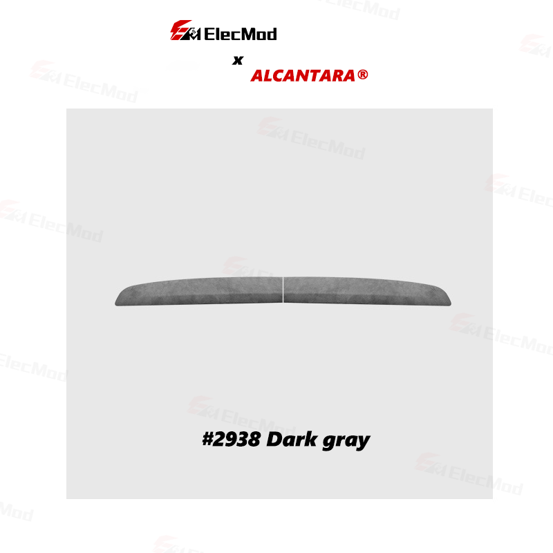 ElecMod Alcantara Dash Cap Trim Cover For Tesla Model 3 Highland
