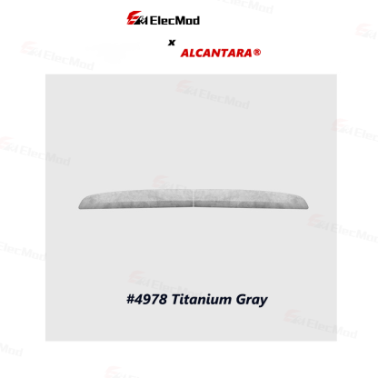 ElecMod Alcantara Dash Cap Trim Cover For Tesla Model 3 Highland