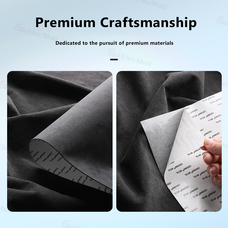 ElecMod Alcantara Dashboard Under-Panel Trim for Tesla Model 3 Highland