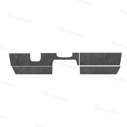 ElecMod Alcantara Dashboard Under-Panel Trim for Tesla Model 3 Highland