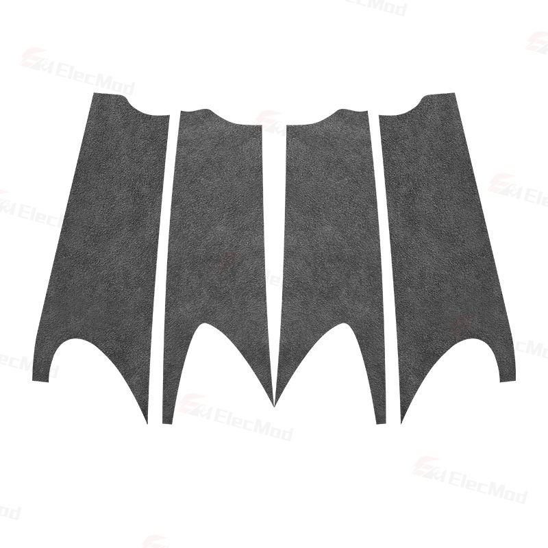 ElecMod Alcantara Inner Door Handle Trim Cover Sticker For Tesla Model 3 Highland