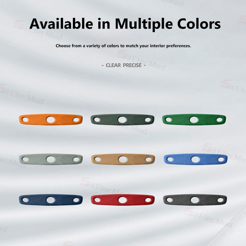 ElecMod Alcantara Reading Light Trim Cover For Tesla Model 3 Highland