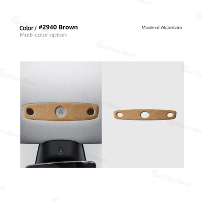 ElecMod Alcantara Reading Light Trim Cover For Tesla Model 3 Highland