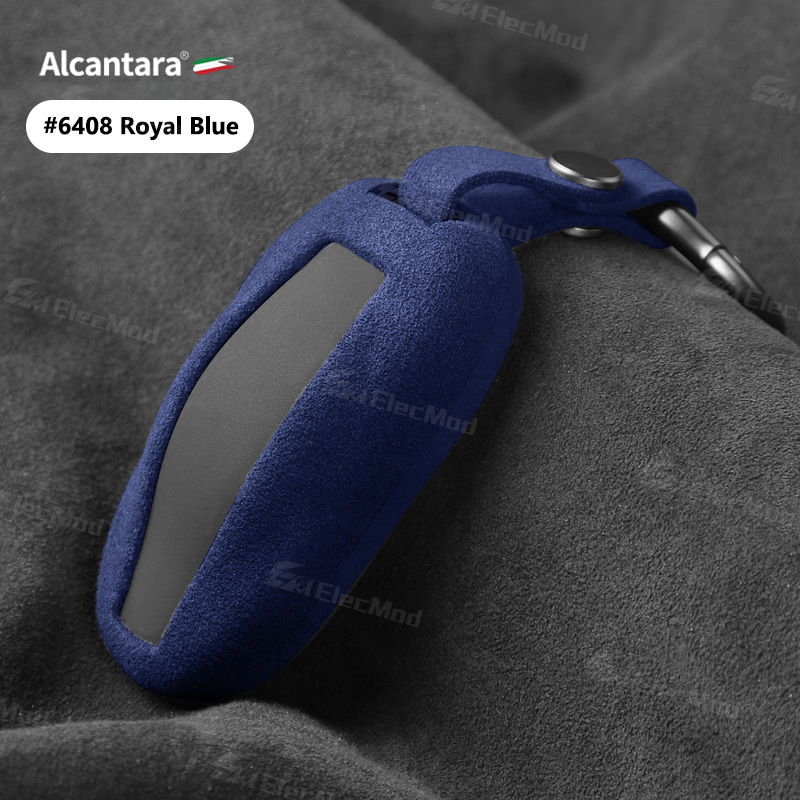 ElecMod Alcantara Tesla Key Fob Cover for Model 3/Y/S/X