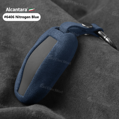 ElecMod Alcantara Tesla Key Fob Cover for Model 3/Y/S/X