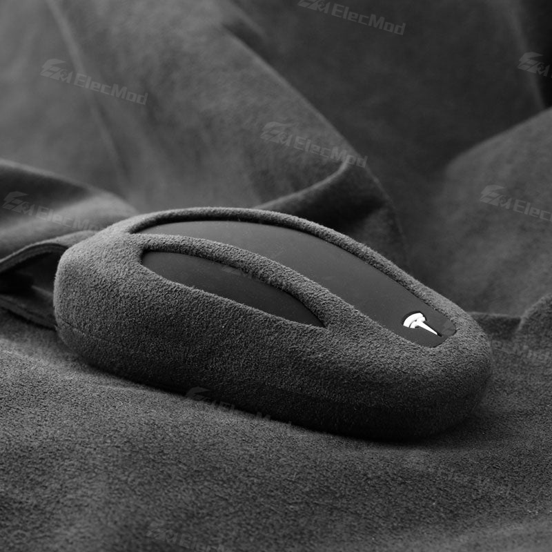 ElecMod Alcantara Tesla Key Fob Cover for Model 3/Y/S/X