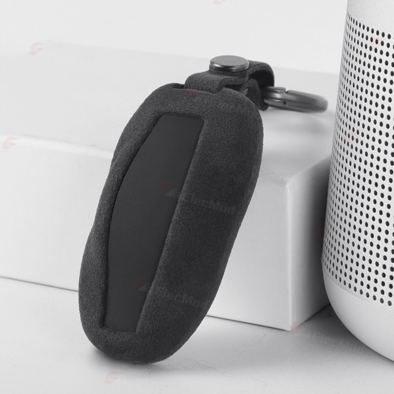 ElecMod Alcantara Tesla Key Fob Cover for Model 3/Y/S/X