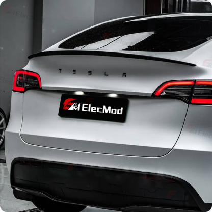 ElecMod Real Carbon Fiber Logo Covers For Model 3/Y Accessories