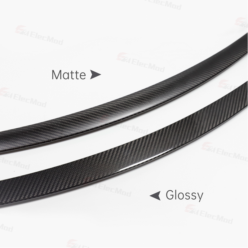 ElecMod Real Carbon Fiber Trunk Spoiler for Model 3 Highland