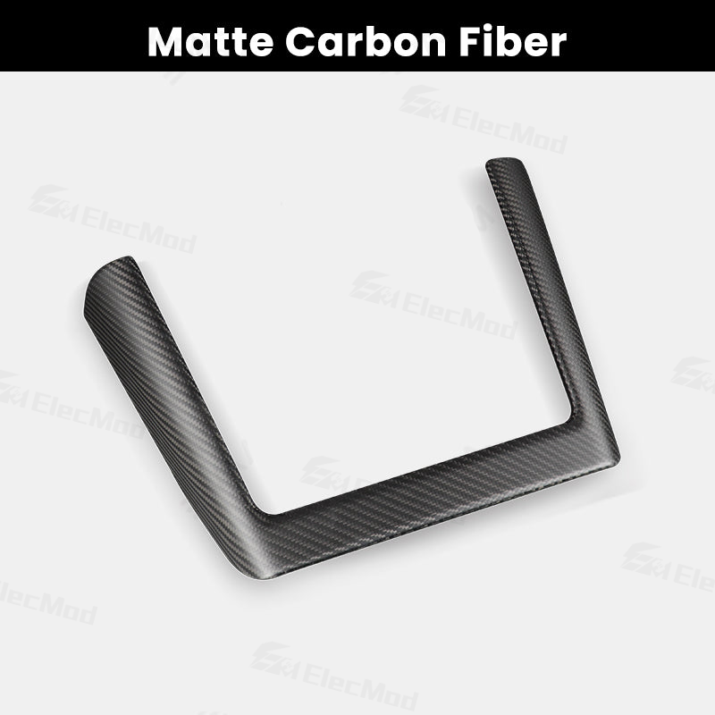 EVAAM® Real Carbon Fiber Center Console Charging Frame Cover for 2024 