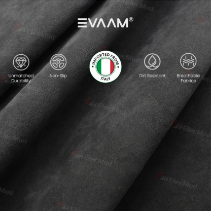 ElecMod Alcantara Window Switch Button Trim Cover For Tesla Model 3/Y