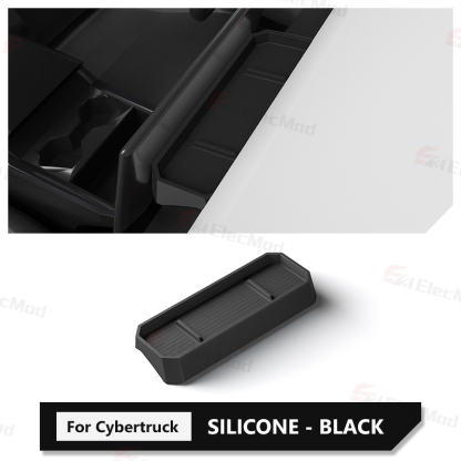 ElecMod Silicone Dashboard Storage Box For Tesla Cybertruck Accessories 