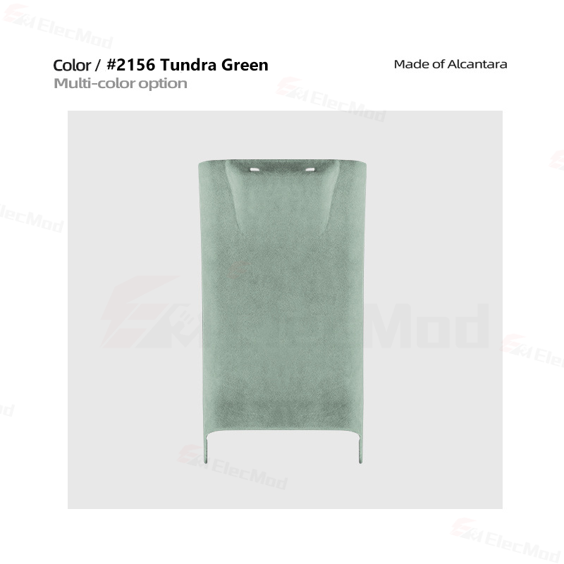 ElecMod Alcantara Rear Anti-kick Trim Cover For Tesla Model 3 Highland