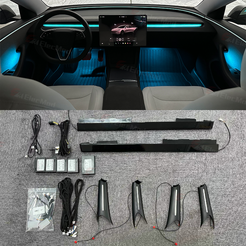 Dynamic Active RGB Ambient Lighting Upgrade Kit For Model 3 Highland