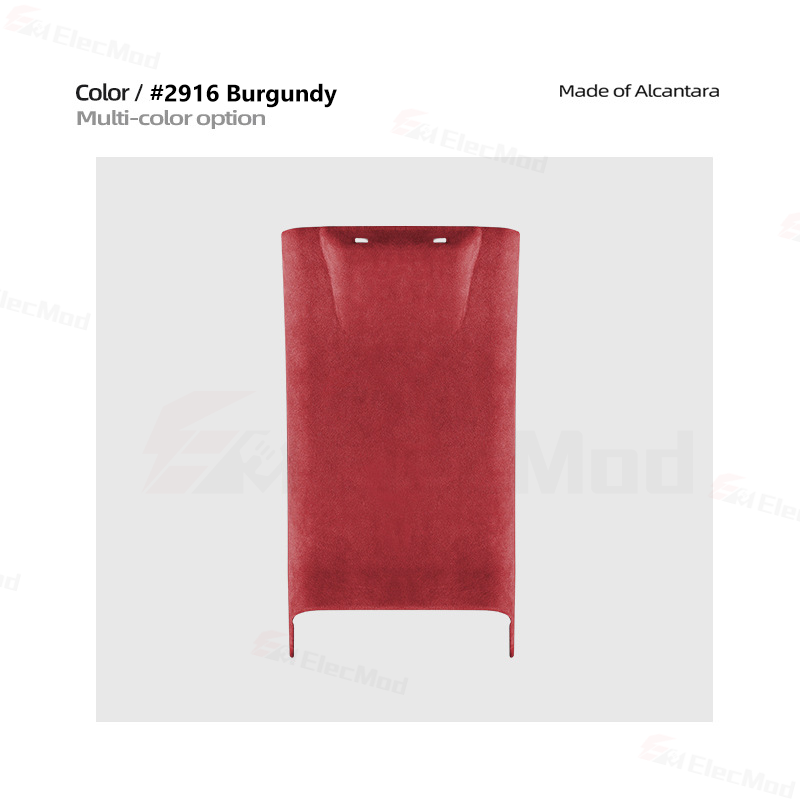 ElecMod Alcantara Rear Anti-kick Trim Cover For Tesla Model 3 Highland