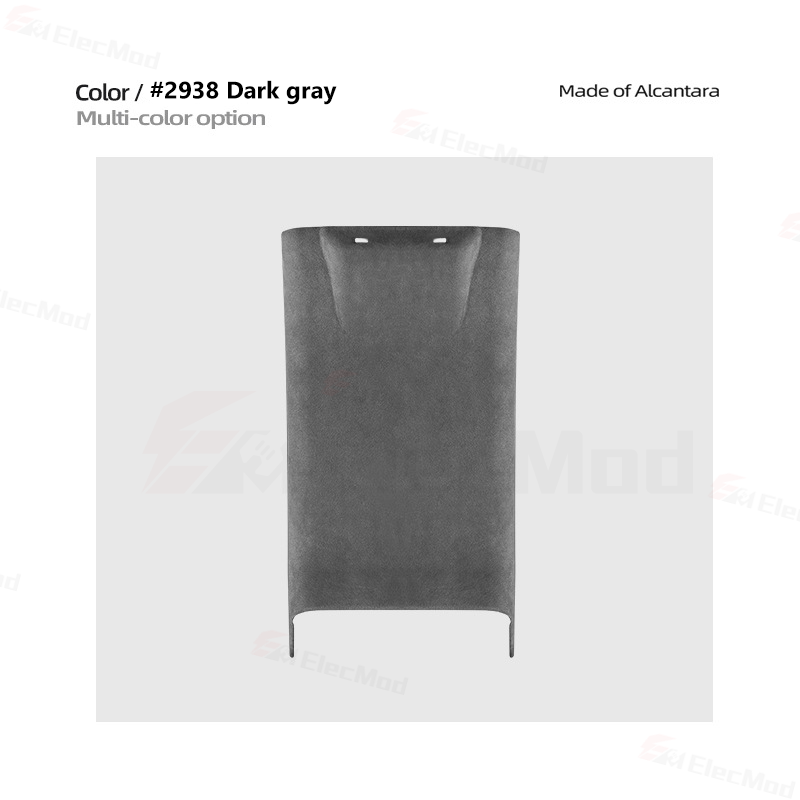 ElecMod Alcantara Rear Anti-kick Trim Cover For Tesla Model 3 Highland