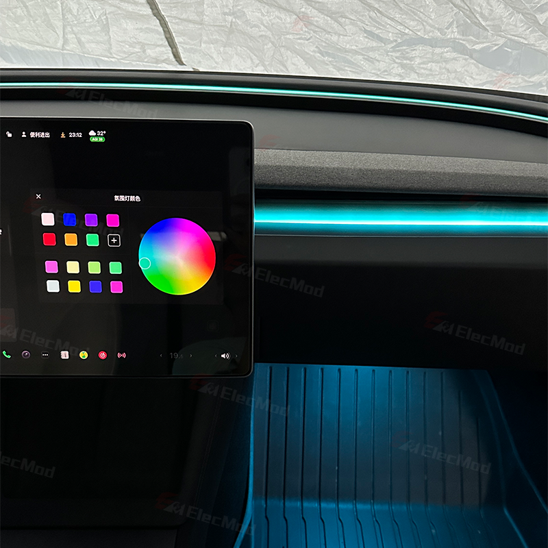 Dynamic Active RGB Ambient Lighting Upgrade Kit For Model 3 Highland