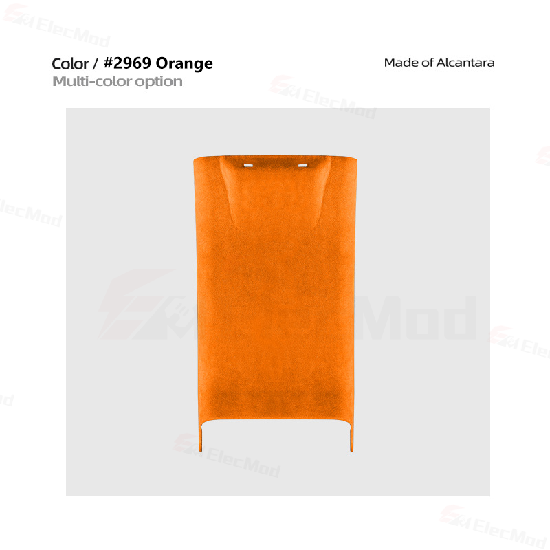 ElecMod Alcantara Rear Anti-kick Trim Cover For Tesla Model 3 Highland